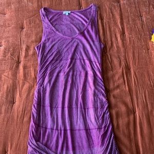 Splendid ruched sleeveless dress